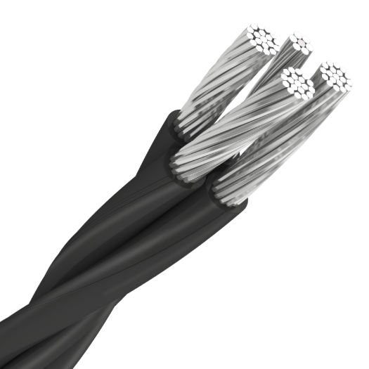CABLE CUADRUPLEX TRENZADO